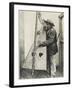 An Andean Harpist with His Harp-null-Framed Photographic Print