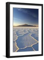 An Andean Volcano Rises Above the Salar De Uyuni-Roberto Moiola-Framed Photographic Print