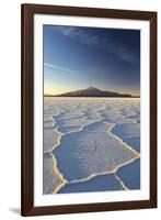 An Andean Volcano Rises Above the Salar De Uyuni-Roberto Moiola-Framed Photographic Print