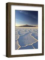 An Andean Volcano Rises Above the Salar De Uyuni-Roberto Moiola-Framed Photographic Print