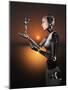 An Android Takes a Closer Look at a Representation of Herself-Stocktrek Images-Mounted Premium Photographic Print