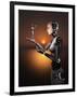 An Android Takes a Closer Look at a Representation of Herself-Stocktrek Images-Framed Photographic Print