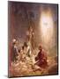 An Angel Announcing to the Shepherds of Bethlehem the Birth of Jesus-William Brassey Hole-Mounted Premium Giclee Print