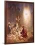 An Angel Announcing to the Shepherds of Bethlehem the Birth of Jesus-William Brassey Hole-Framed Giclee Print