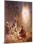 An Angel Announcing to the Shepherds of Bethlehem the Birth of Jesus-William Brassey Hole-Mounted Giclee Print