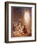 An Angel Announcing to the Shepherds of Bethlehem the Birth of Jesus-William Brassey Hole-Framed Giclee Print