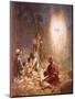 An Angel Announcing to the Shepherds of Bethlehem the Birth of Jesus-William Brassey Hole-Mounted Giclee Print