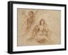 An Angel Appearing to Hagar and Ishmael, C.1653-Guercino-Framed Giclee Print