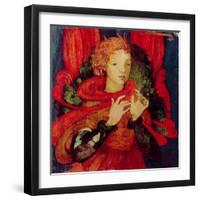 An Angel, C.1890-Phoebe Anna Traquair-Framed Giclee Print