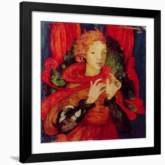 An Angel, C.1890-Phoebe Anna Traquair-Framed Giclee Print