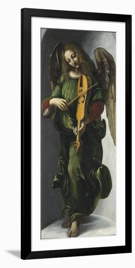 An Angel in Green with a Vielle-Leonardo da Vinci-Framed Giclee Print