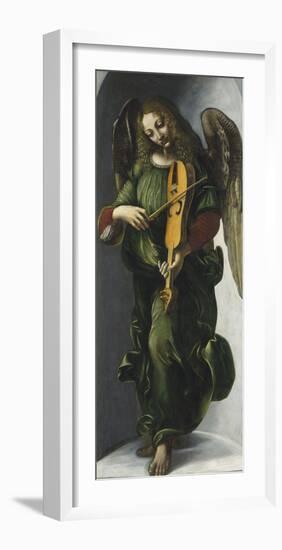 An Angel in Green with a Vielle-Leonardo da Vinci-Framed Giclee Print