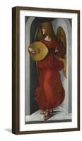 An Angel in Red with a Lute-Leonardo da Vinci-Framed Giclee Print