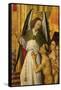 An Angel Leading the Righteous to Paradise, a Golden Cathedral-Rogier van der Weyden-Framed Stretched Canvas