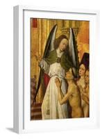 An Angel Leading the Righteous to Paradise, a Golden Cathedral-Rogier van der Weyden-Framed Giclee Print