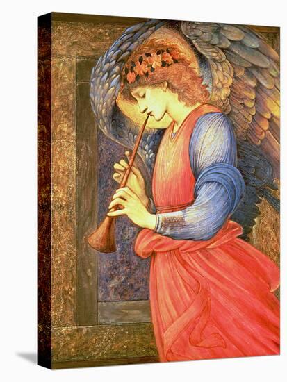 An Angel Playing a Flageolet, 1878-Edward Burne-Jones-Stretched Canvas
