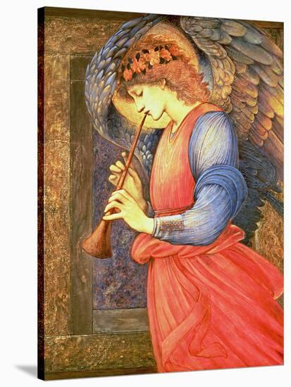 An Angel Playing a Flageolet, 1878-Edward Burne-Jones-Stretched Canvas