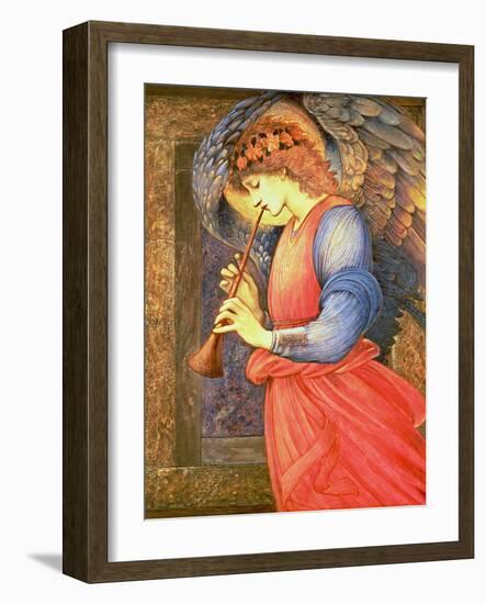 An Angel Playing a Flageolet, 1878-Edward Burne-Jones-Framed Giclee Print