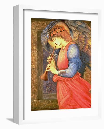 An Angel Playing a Flageolet, 1878-Edward Burne-Jones-Framed Giclee Print