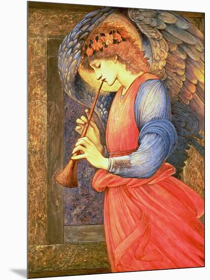 An Angel Playing a Flageolet, 1878-Edward Burne-Jones-Mounted Giclee Print