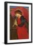 An Angel Playing a Flageolet-Edward Burne-Jones-Framed Giclee Print