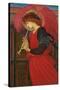 An Angel Playing a Flageolet-Edward Burne-Jones-Stretched Canvas