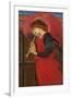 An Angel Playing a Flageolet-Edward Burne-Jones-Framed Premium Giclee Print