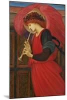 An Angel Playing a Flageolet-Edward Burne-Jones-Mounted Premium Giclee Print