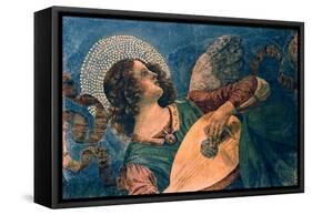 An Angel Playing the Lute, 15th Century-Melozzo Da Forli-Framed Stretched Canvas