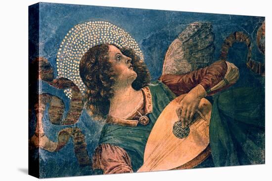 An Angel Playing the Lute, 15th Century-Melozzo Da Forli-Stretched Canvas
