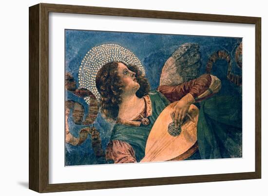 An Angel Playing the Lute, 15th Century-Melozzo Da Forli-Framed Giclee Print