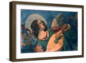 An Angel Playing the Lute, 15th Century-Melozzo Da Forli-Framed Giclee Print