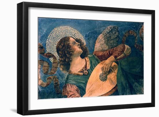 An Angel Playing the Lute, 15th Century-Melozzo Da Forli-Framed Giclee Print