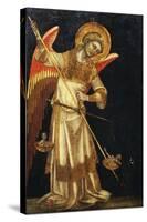 An Angel Protecting a Soul in the Balance from the Devil-Guariento Di Arpo-Stretched Canvas