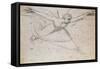 An Angel Striding Among the Stars-William Blake-Framed Stretched Canvas