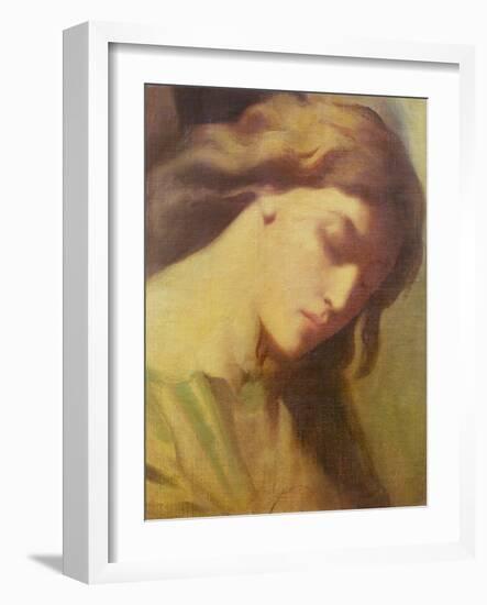 An Angel, Study for the Mount of Olives, 1840-Theodore Chasseriau-Framed Giclee Print