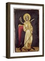 An Angel with a Demon on a Chain-Ridolfo di Arpo Guariento-Framed Giclee Print