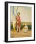 An Angel with a Shepherd Boy, 1903-Jacek Malczewski-Framed Giclee Print