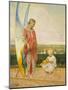 An Angel with a Shepherd Boy, 1903-Jacek Malczewski-Mounted Giclee Print