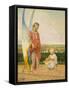 An Angel with a Shepherd Boy, 1903-Jacek Malczewski-Framed Stretched Canvas