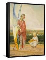 An Angel with a Shepherd Boy, 1903-Jacek Malczewski-Framed Stretched Canvas
