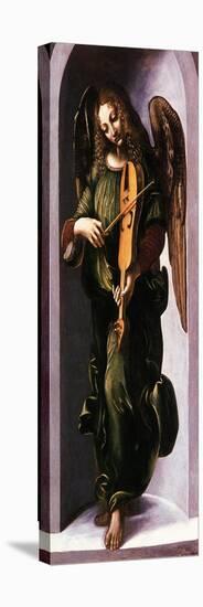 An Angel with a Vielle-Leonardo da Vinci-Stretched Canvas