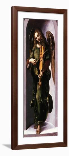 An Angel with a Vielle-Leonardo da Vinci-Framed Giclee Print