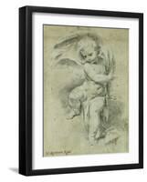 An Angel-Vittorio Maria Bigari-Framed Giclee Print