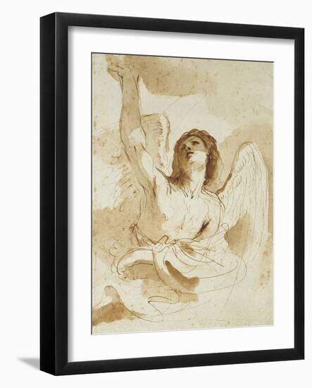 An Angel-Guercino-Framed Giclee Print