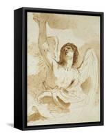 An Angel-Guercino-Framed Stretched Canvas