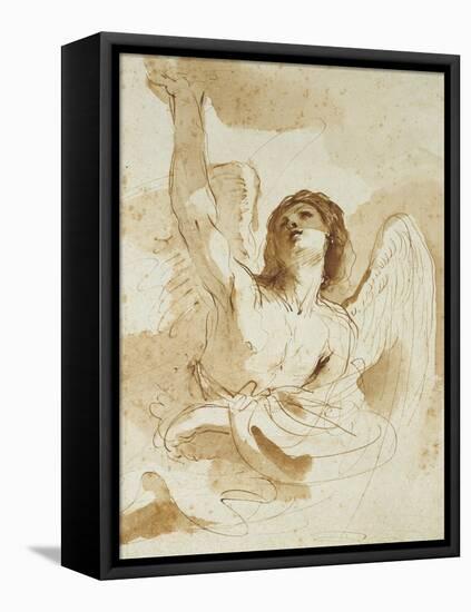 An Angel-Guercino-Framed Stretched Canvas