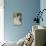 An Angelic Nurse Sits at the Side of a Patient's Bed and Reads to Him-null-Stretched Canvas displayed on a wall