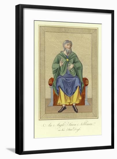 An Anglo-Saxon Nobleman in His State Dress-null-Framed Giclee Print