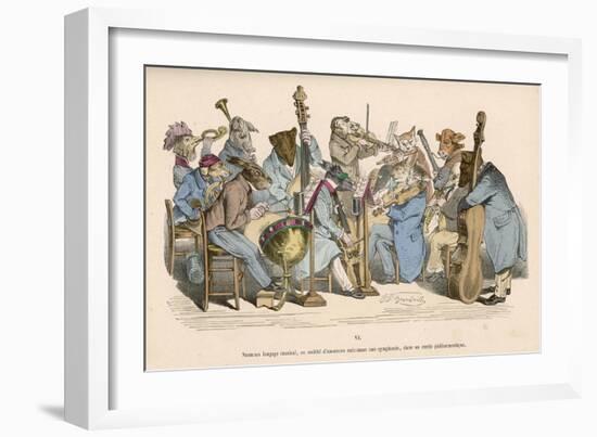 An Animal Orchestra-null-Framed Art Print